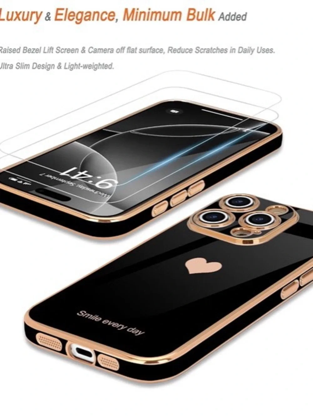 NWT-Teageo for iPhone 16 Pro Case with Screen Protector